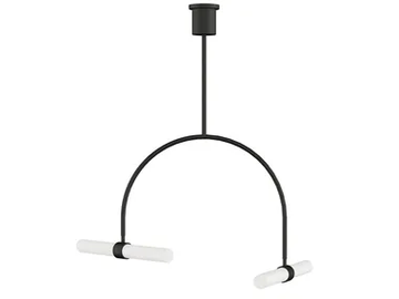 CALUMN - 2-Light Wide Chandelier in Nightshade Black by Visual Comfort Europe - view 2